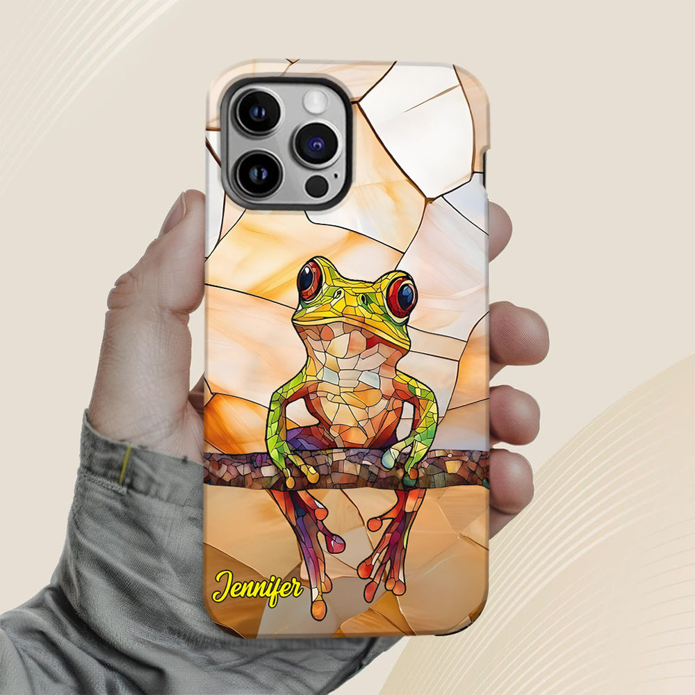 Coque de téléphone personnalisée avec motif grenouille - Cadeau idéal pour les amoureux des grenouilles