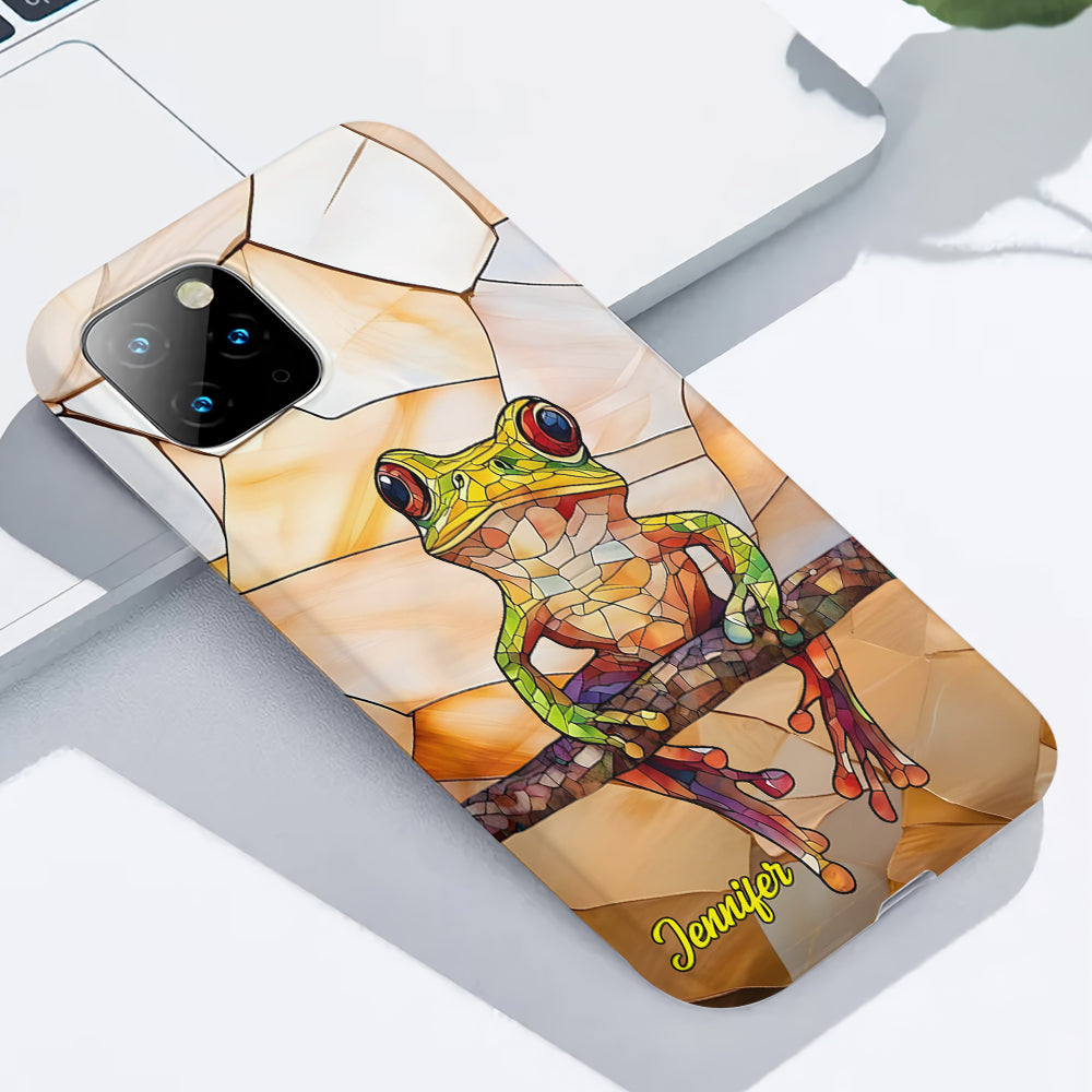 Coque de téléphone personnalisée avec motif grenouille - Cadeau idéal pour les amoureux des grenouilles