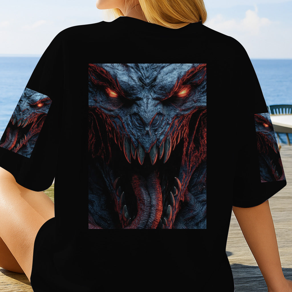 T-shirt personnalisé Halloween « Monstre effrayant »