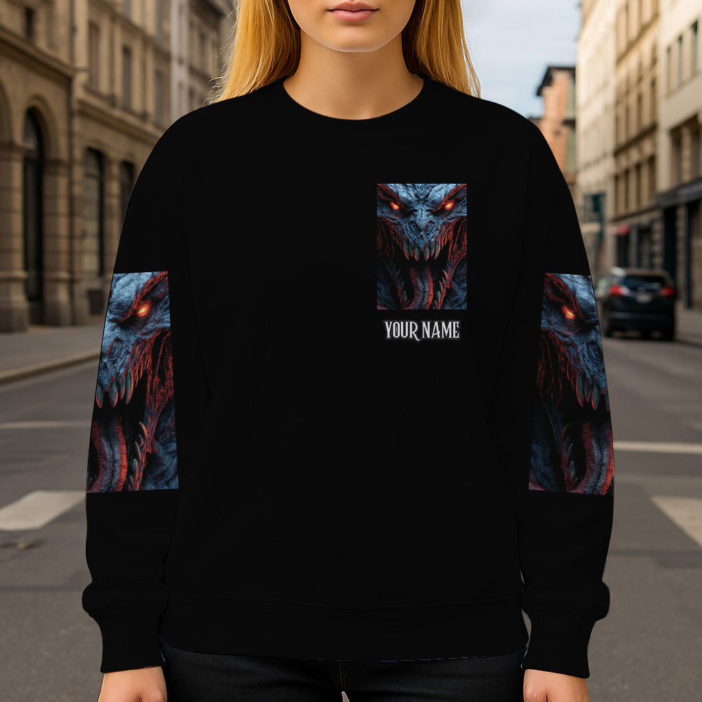 T-shirt personnalisé Halloween « Monstre effrayant »