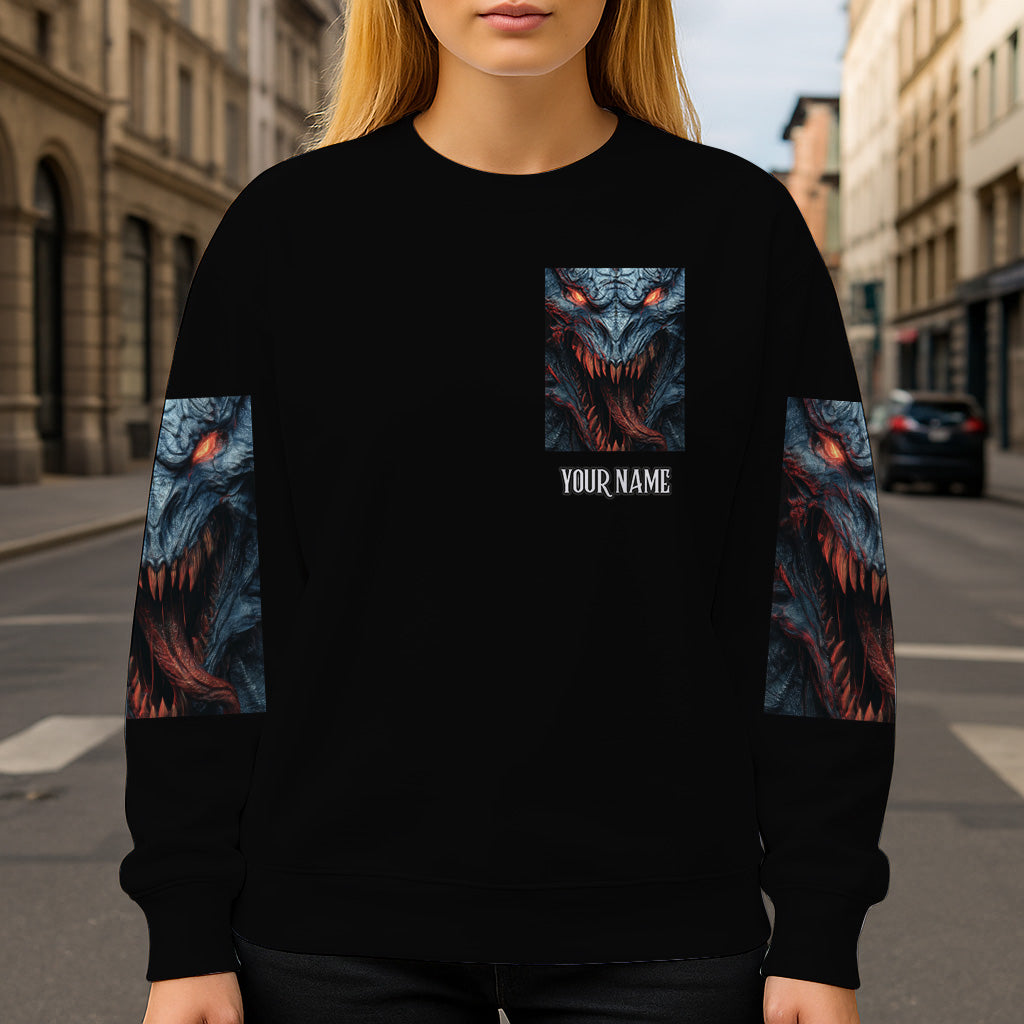 T-shirt personnalisé Halloween « Monstre effrayant »