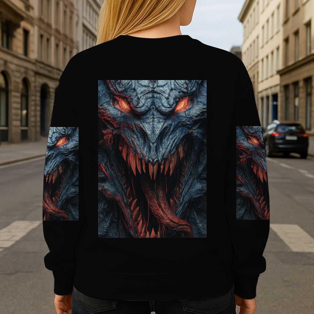 T-shirt personnalisé Halloween « Monstre effrayant »