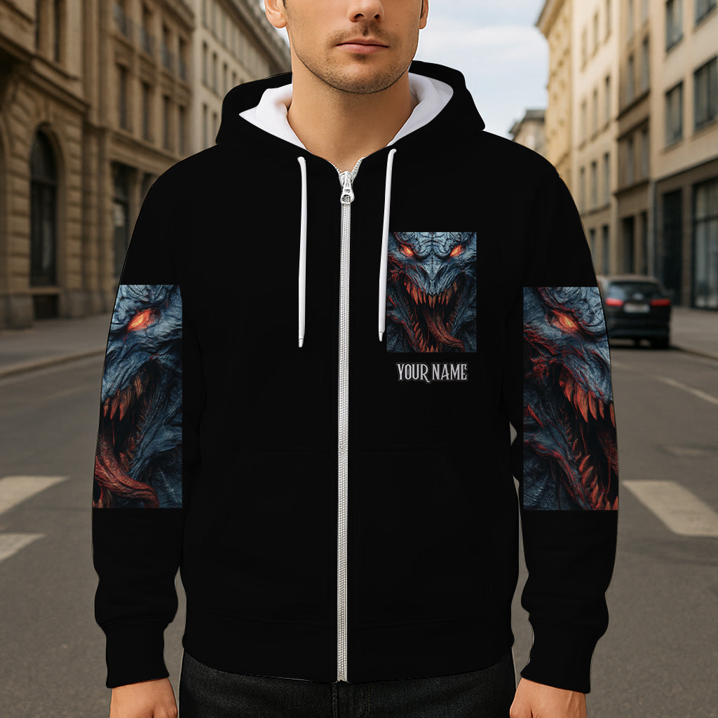 T-shirt personnalisé Halloween « Monstre effrayant »