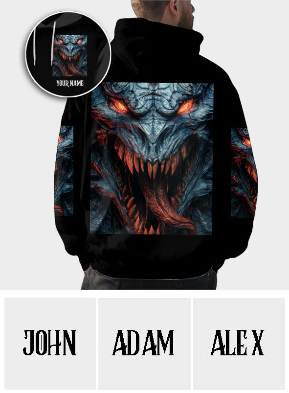 T-shirt personnalisé Halloween « Monstre effrayant »