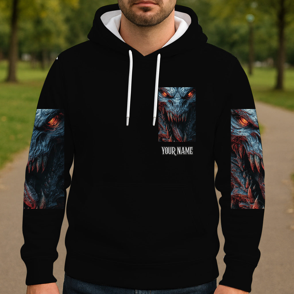 T-shirt personnalisé Halloween « Monstre effrayant »