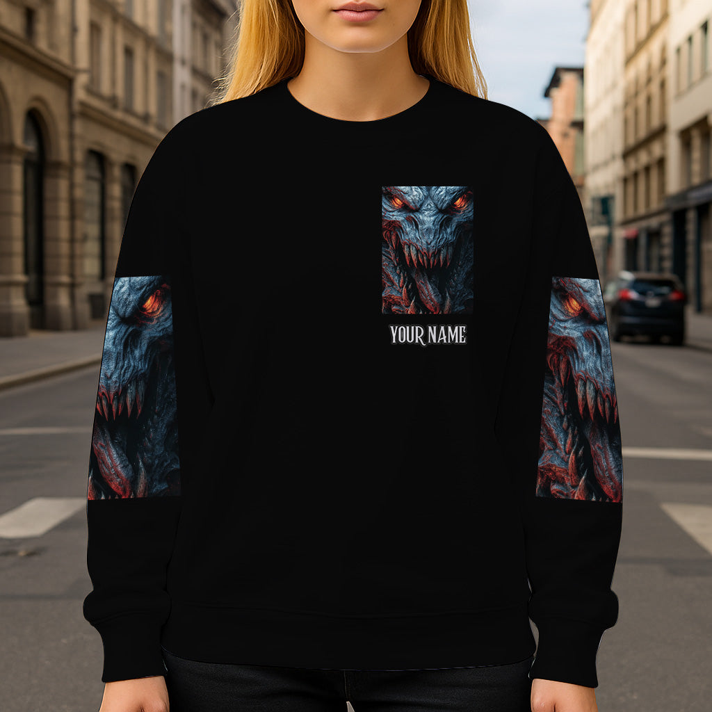 T-shirt personnalisé Halloween « Monstre effrayant »