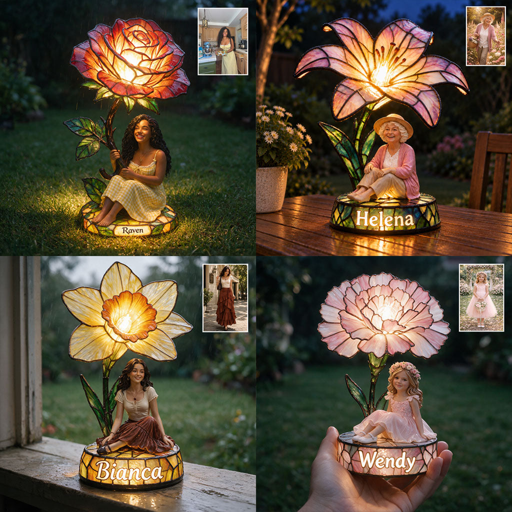 Garden Glow - Personalized Gardening Solar Acrylic Light