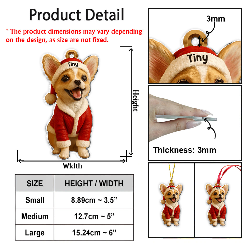 Poilu et lumineux - Figurine miniature 3D personnalisée pour chien