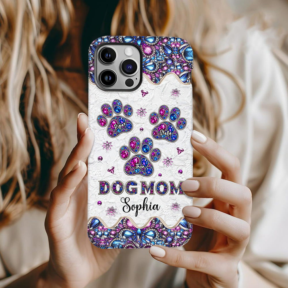 Maman de chien - Coque de téléphone personnalisée avec motif chien intégral