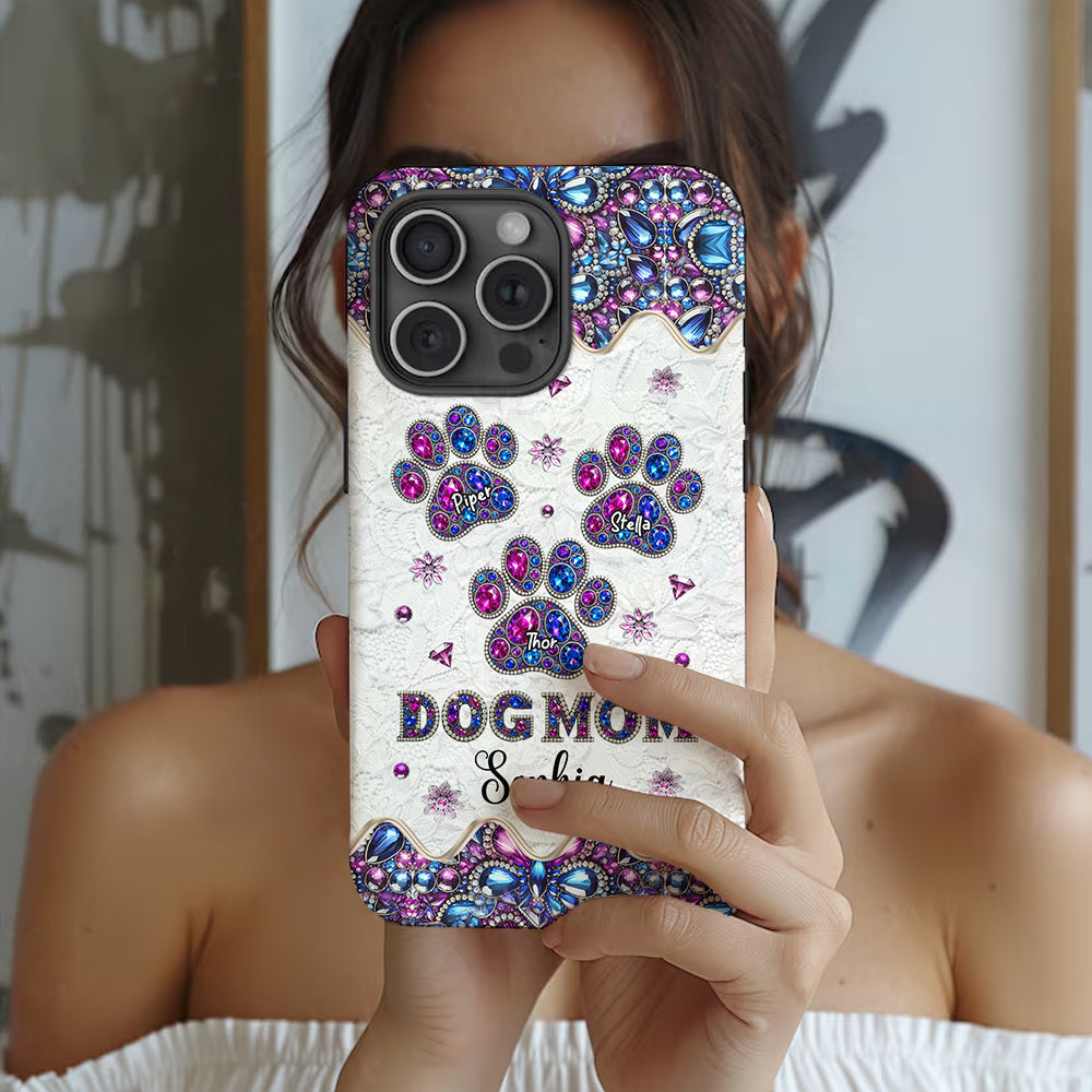 Maman de chien - Coque de téléphone personnalisée avec motif chien intégral