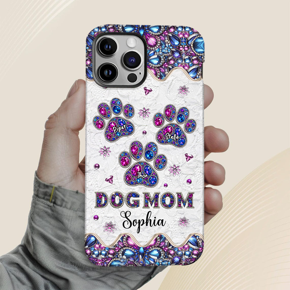 Maman de chien - Coque de téléphone personnalisée avec motif chien intégral