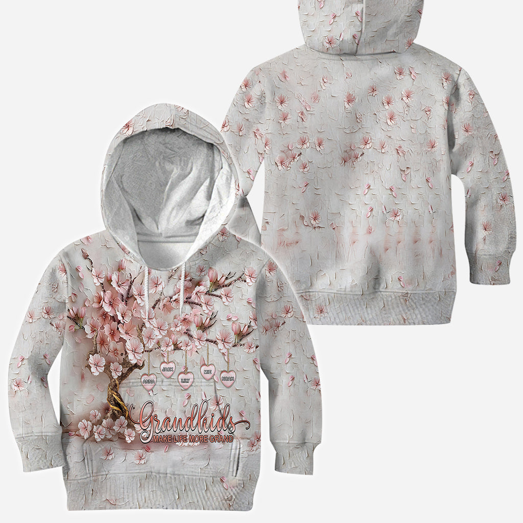 Les petits-enfants rendent la vie plus belle - T-shirt personnalisé « Grand-mère »