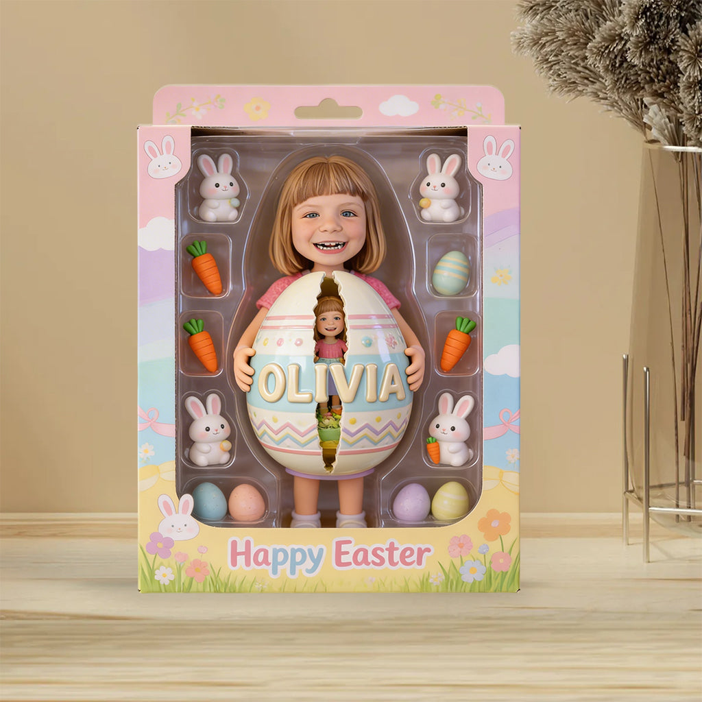 Easter Day Gift For Children - Personalized Kid Custom Shaped Acrylic Plaque