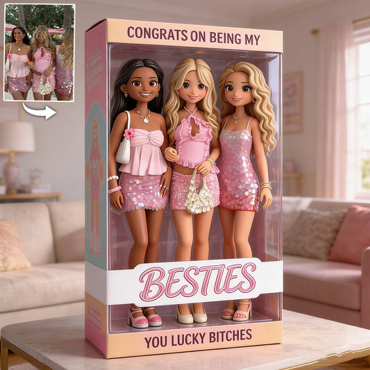 Congrats On Being My Sister - Personalized Sister Custom Shaped Acrylic Plaque