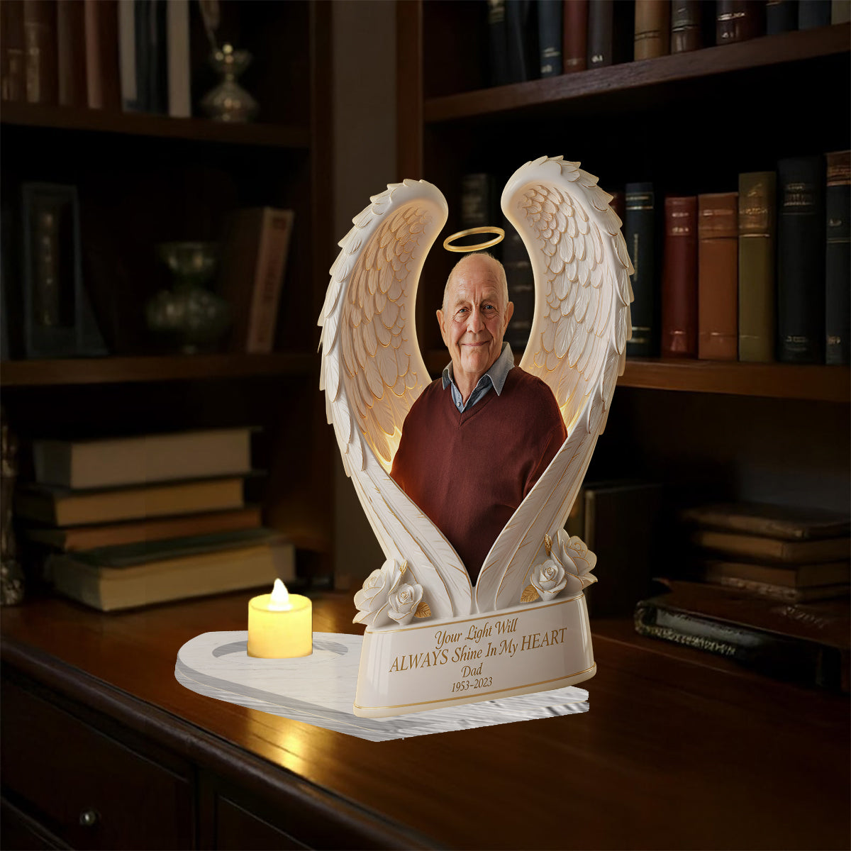 When You Miss Me Have No Fear Memorial - Personalized Memorial Candle Holder Sign