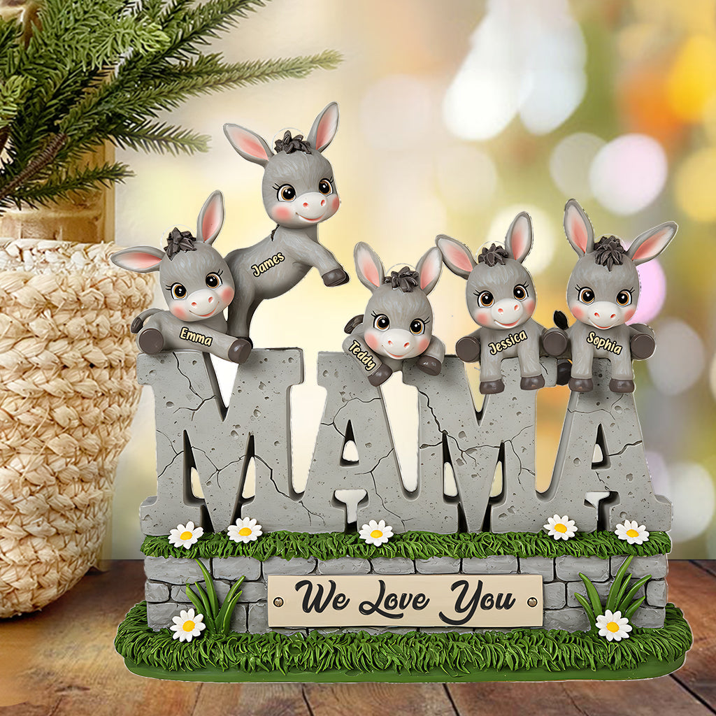Nous t'aimons - Plaque acrylique personnalisée pour maman