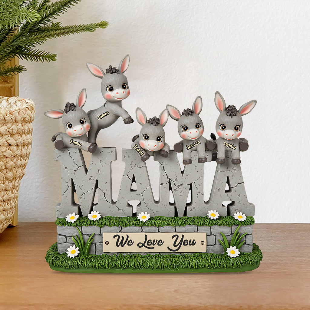 Nous t'aimons - Plaque acrylique personnalisée pour maman