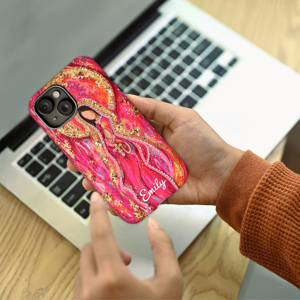 Croyant - Coque de téléphone chrétienne personnalisée en impression intégrale