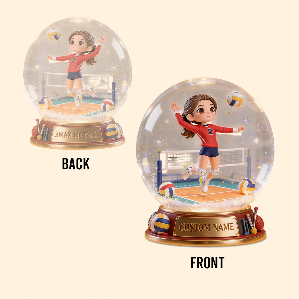 Any Sport - Personalized Volleyball Custom Shaped Acrylic Plaque