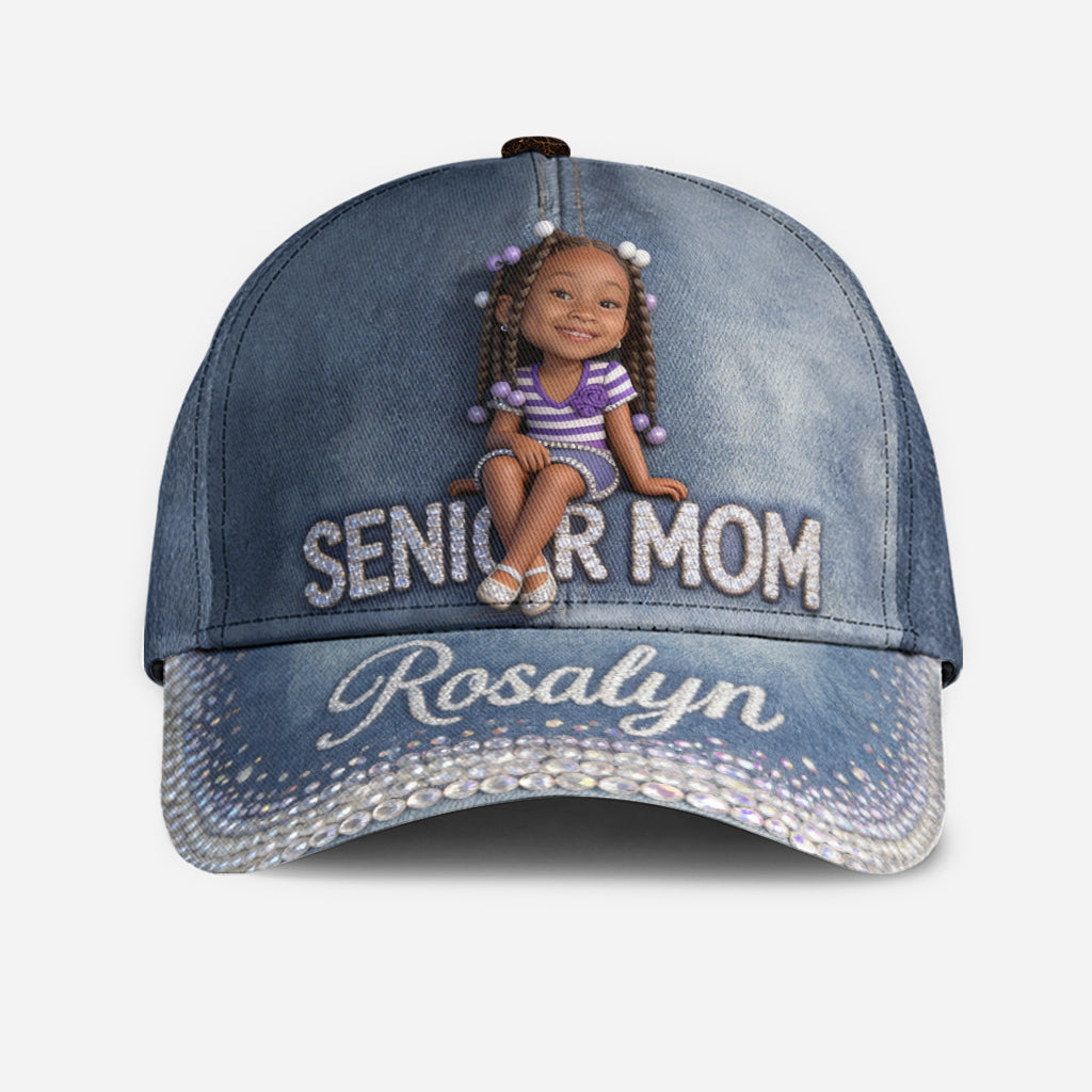 Maman Senior - Casquette Classique de Graduation Personnalisée