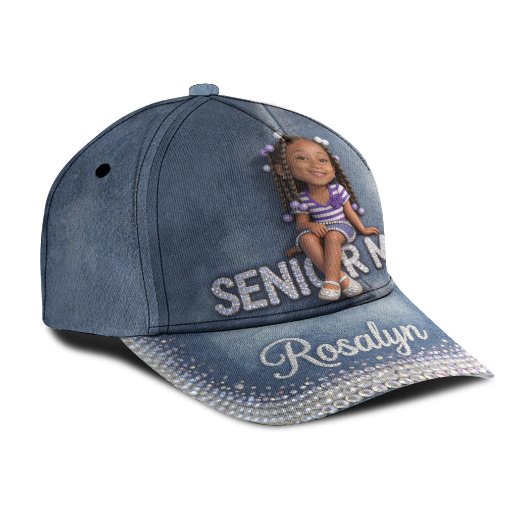Maman Senior - Casquette Classique de Graduation Personnalisée