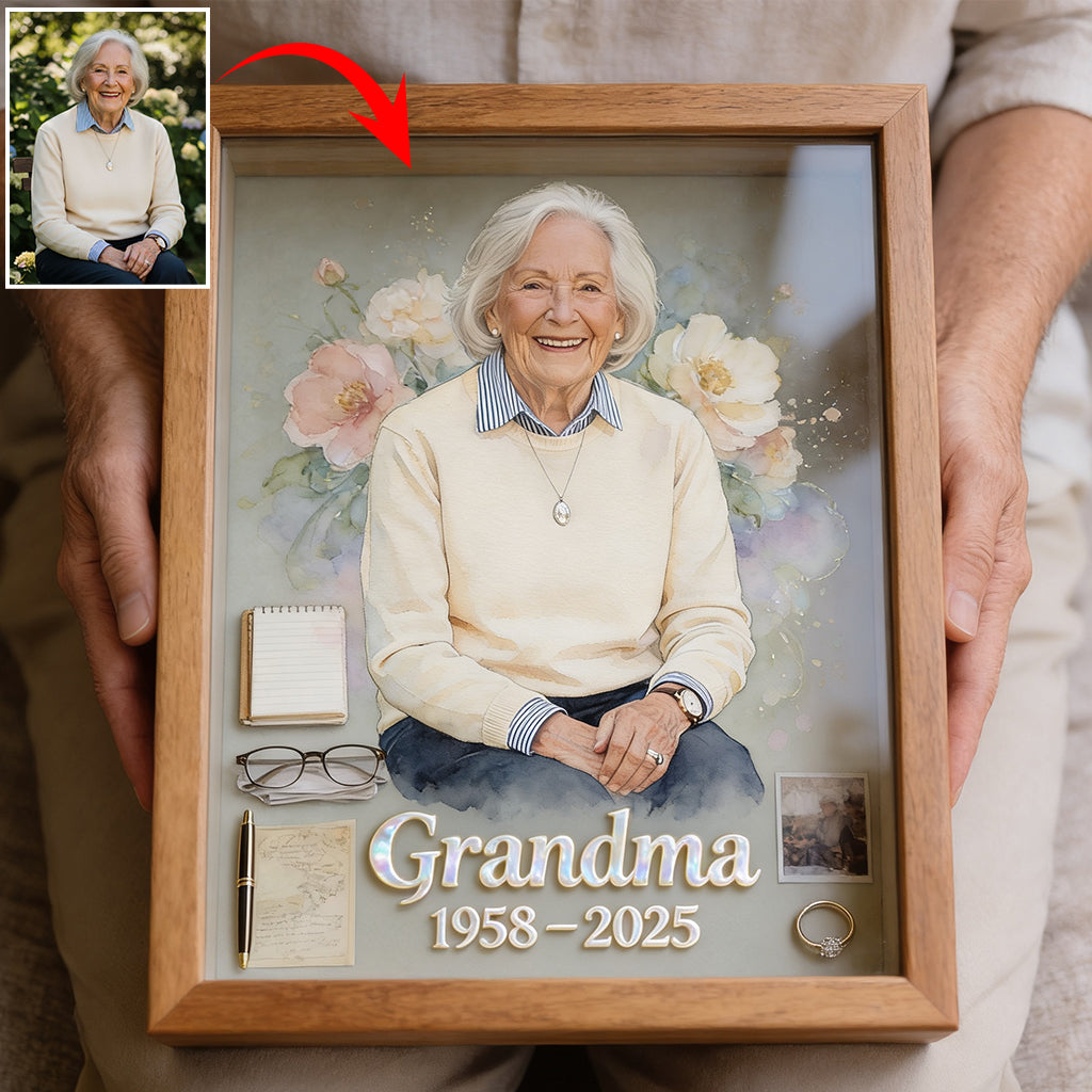 Coffret commémoratif en bois personnalisé à partir de n'importe quelle photo