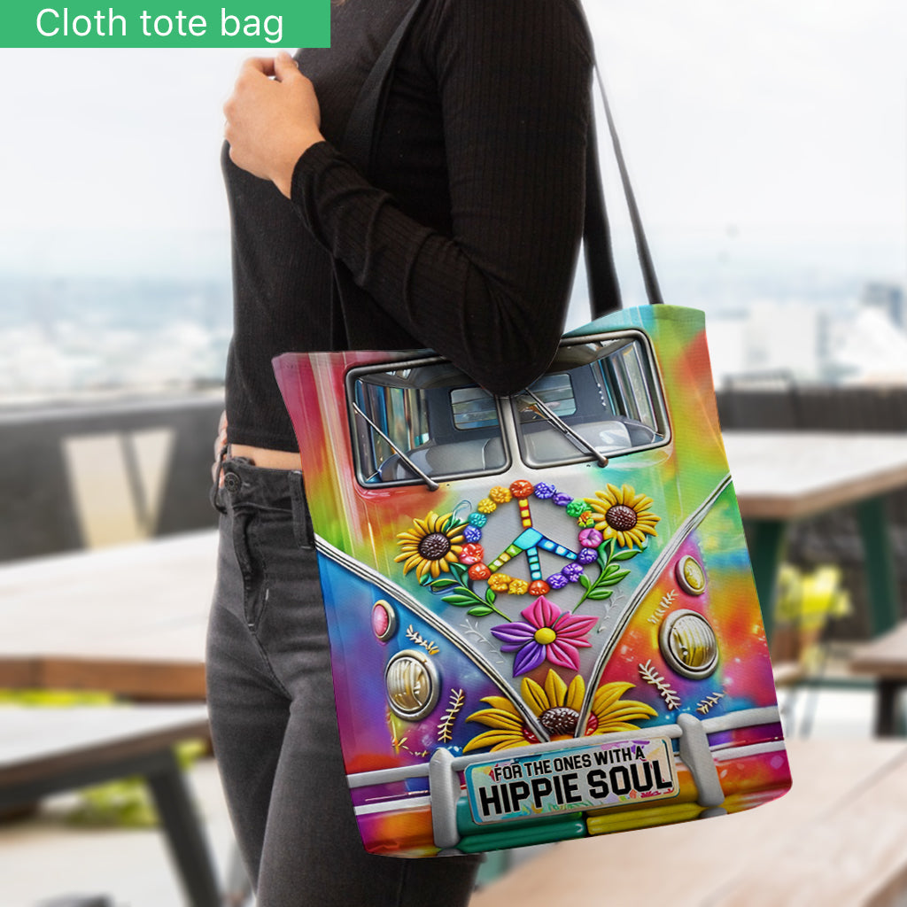 Style hippie, van hippie - Sac fourre-tout hippie personnalisé