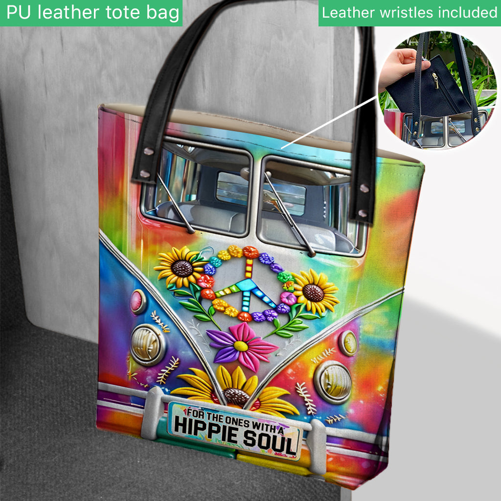 Style hippie, van hippie - Sac fourre-tout hippie personnalisé