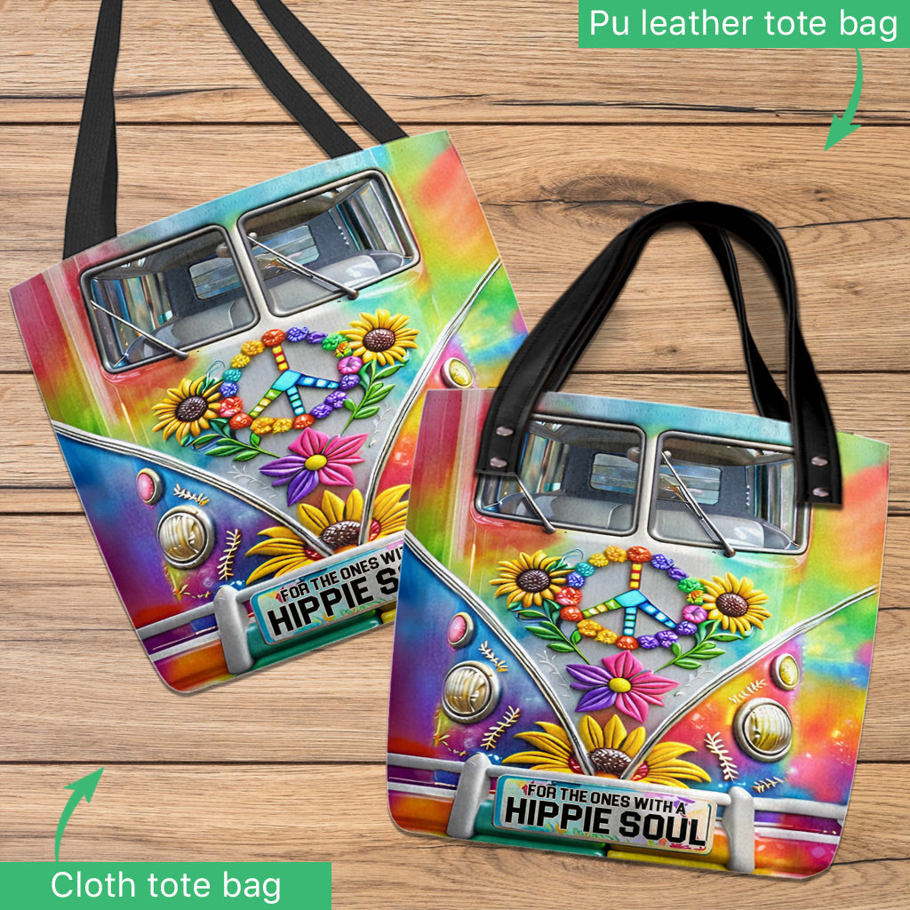 Style hippie, van hippie - Sac fourre-tout hippie personnalisé
