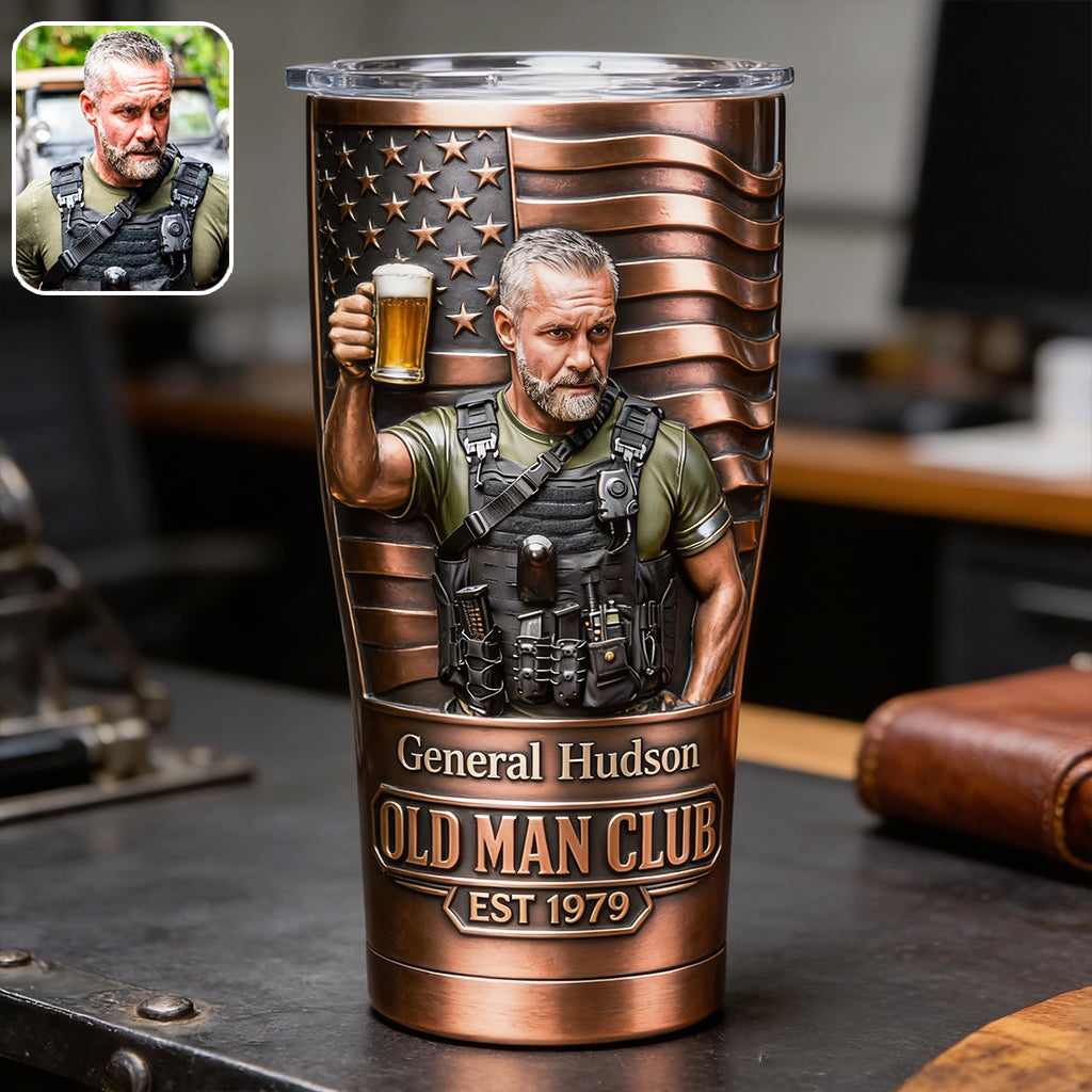 Old Man Club - Tasse d'anniversaire personnalisée