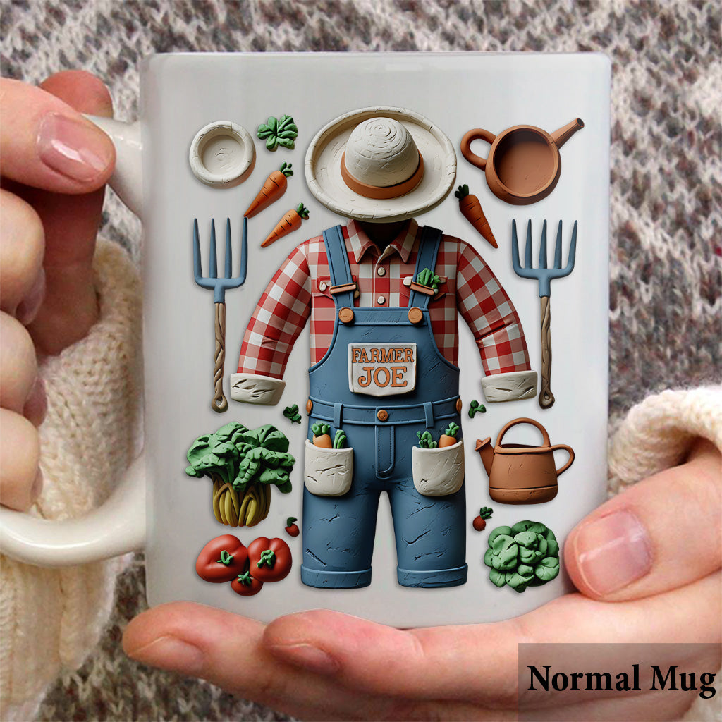 Cadeau pour agriculteur, papa, maman - Mug personnalisé pour agriculteur