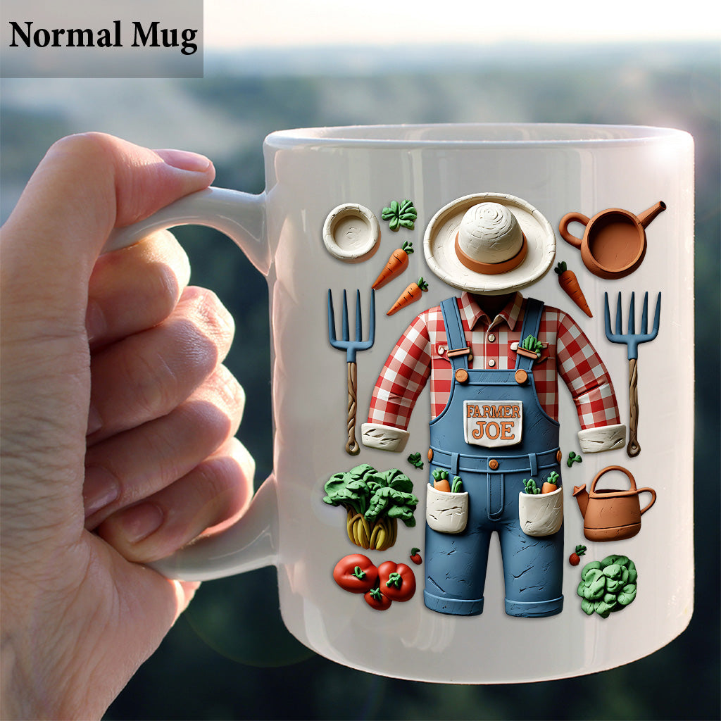Cadeau pour agriculteur, papa, maman - Mug personnalisé pour agriculteur