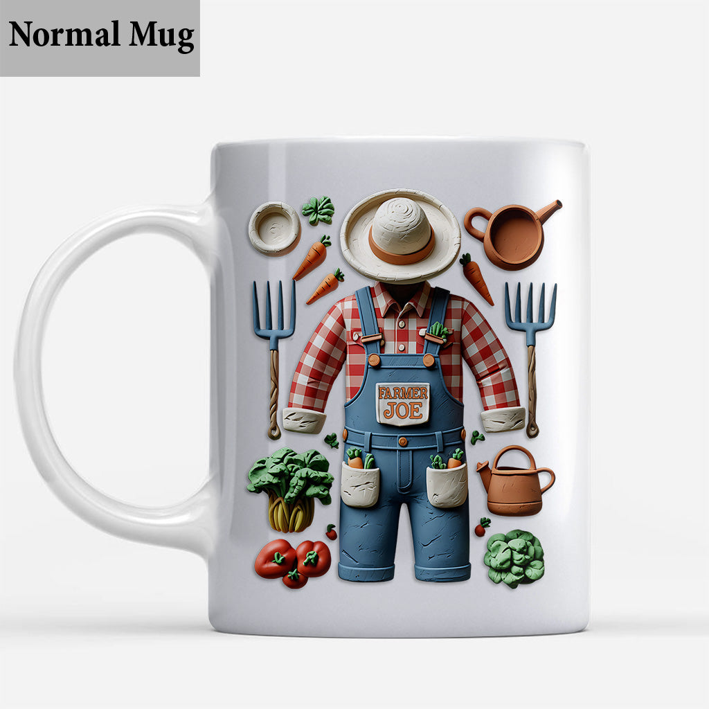 Cadeau pour agriculteur, papa, maman - Mug personnalisé pour agriculteur