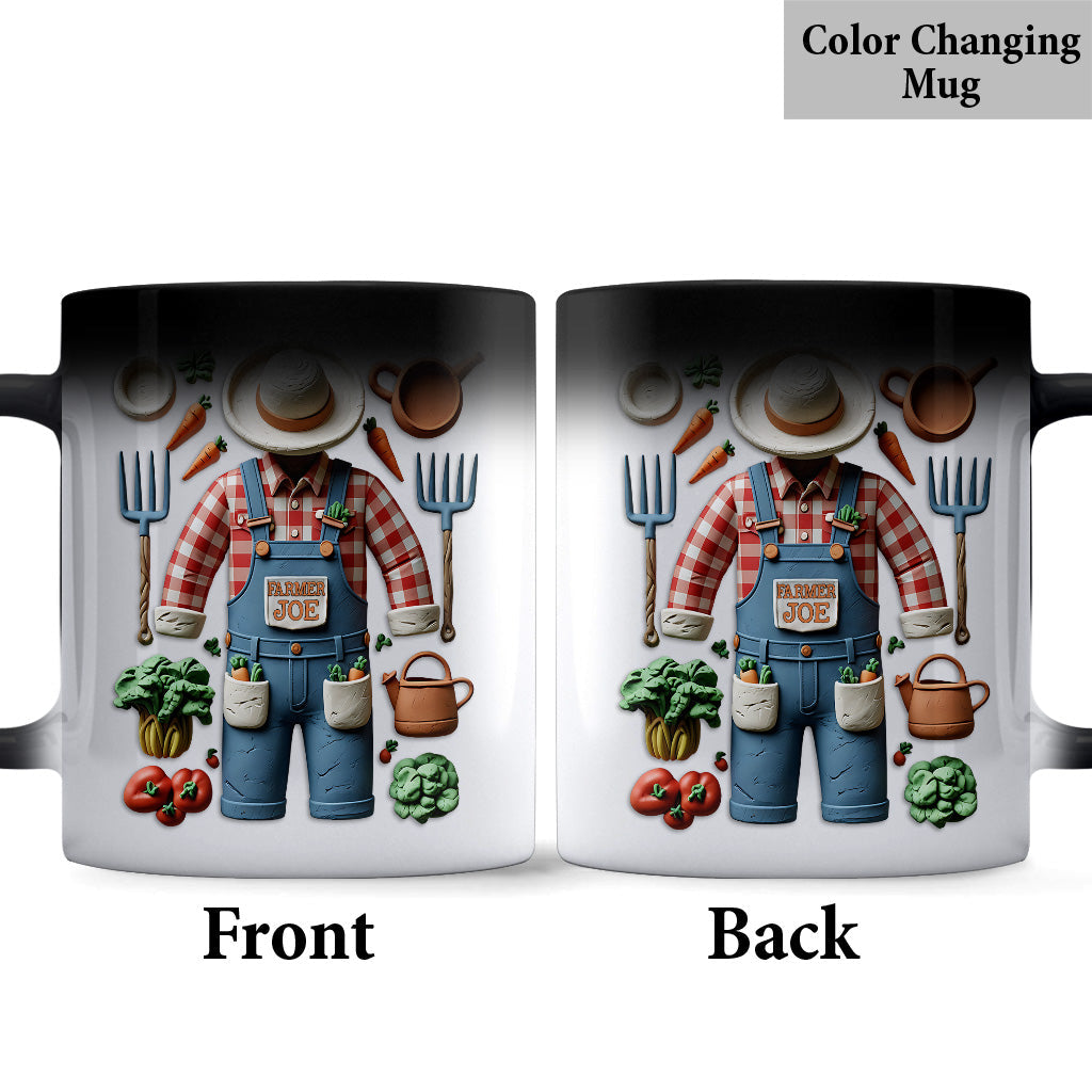 Cadeau pour agriculteur, papa, maman - Mug personnalisé pour agriculteur