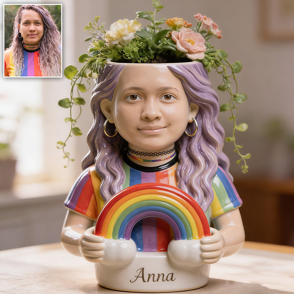 L'amour est l'amour - Pot en acrylique personnalisé de soutien LGBT