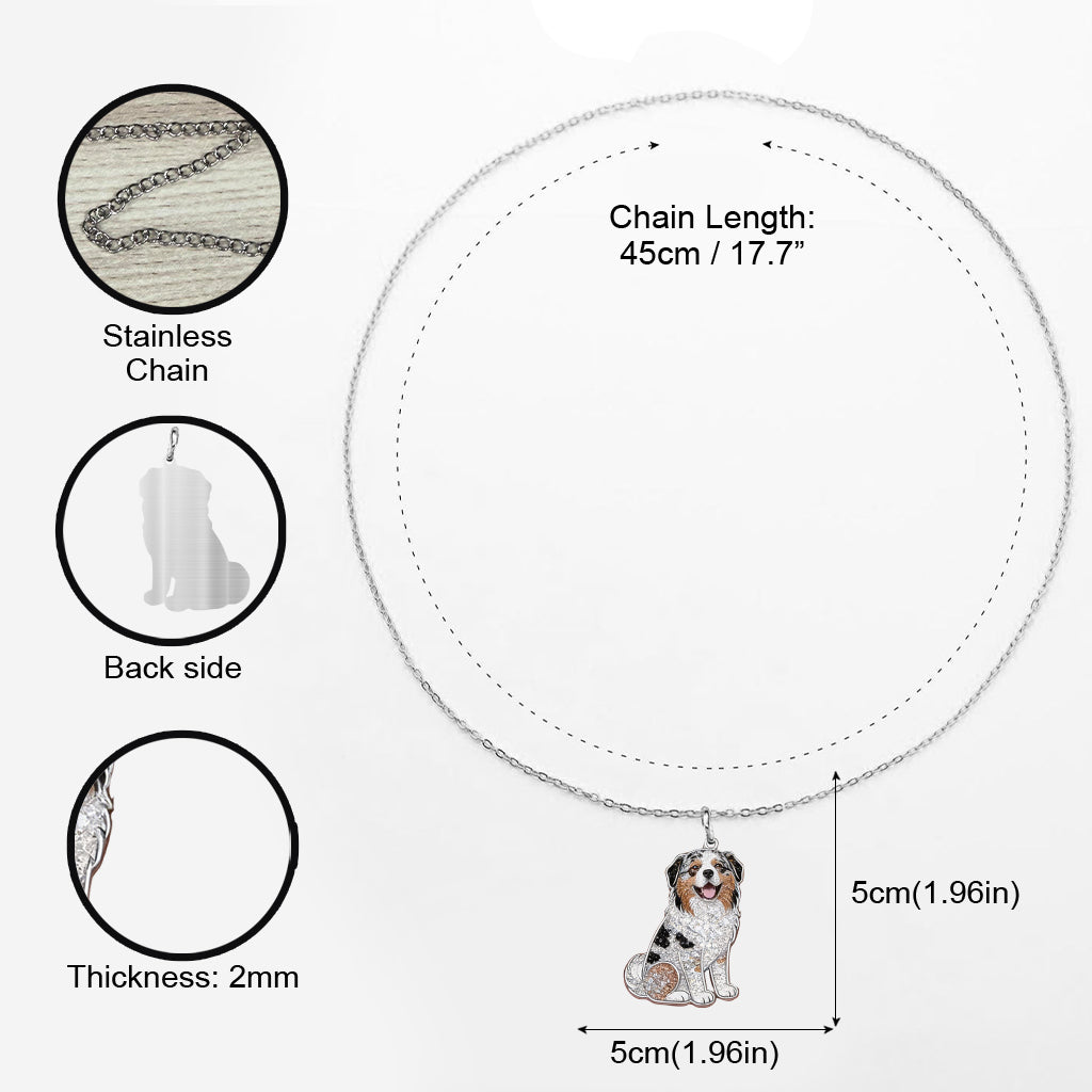 Cette maman de chien appartient à - Colliers en métal personnalisés avec pendentifs
