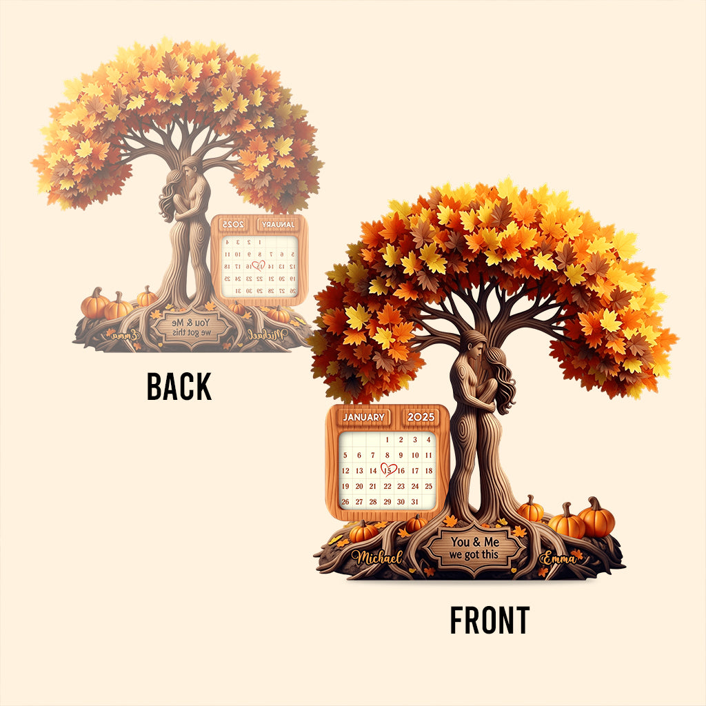 You & Me We Got This - Personalized Couple Custom Shaped Acrylic Plaque