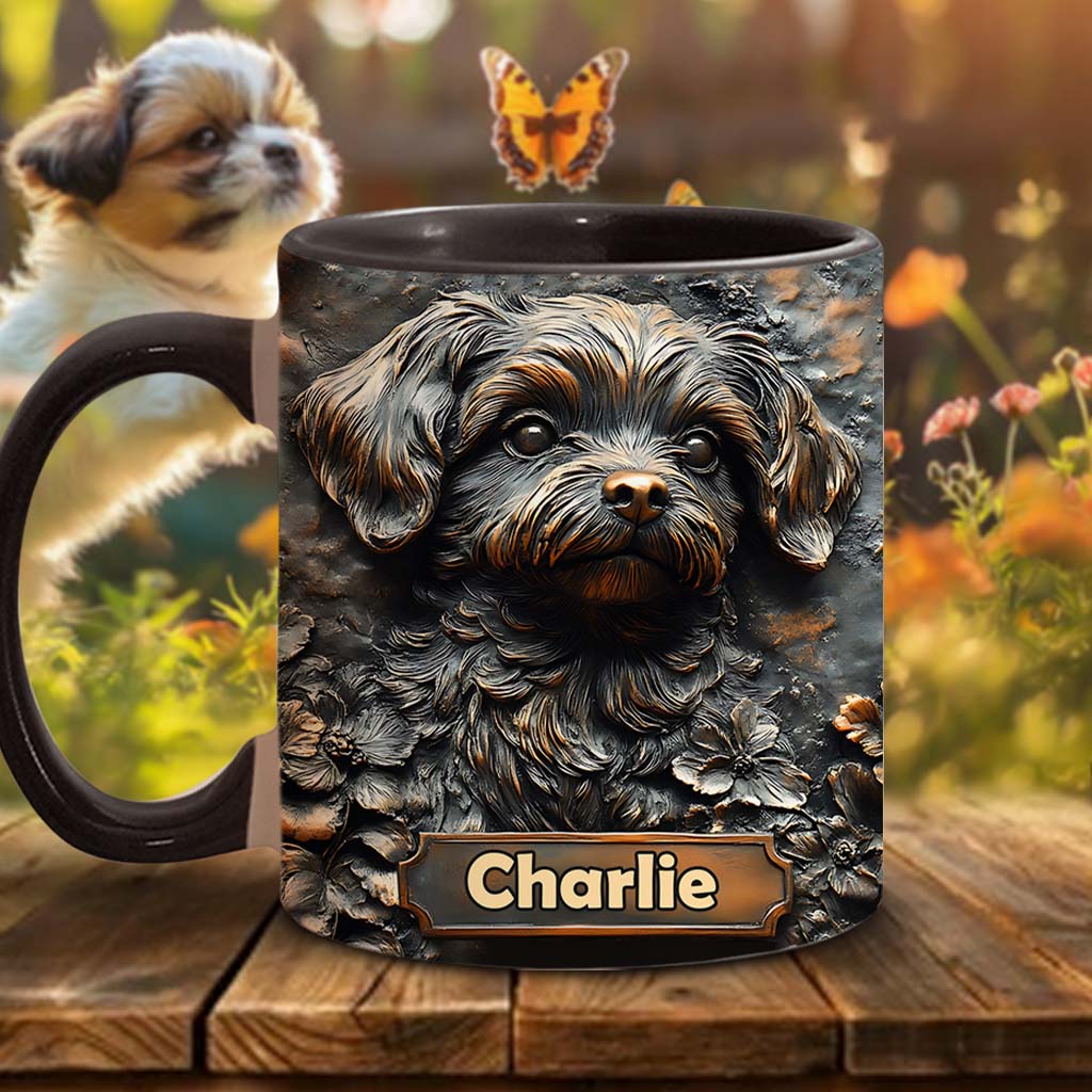 Love Shih Tzu - Personalized Dog Accent Mug