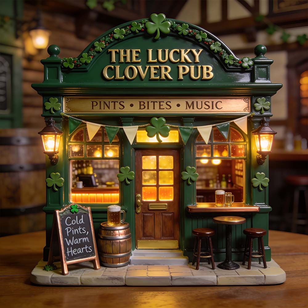 Irish Pub - Personalized Irish Acrylic LED Night Light