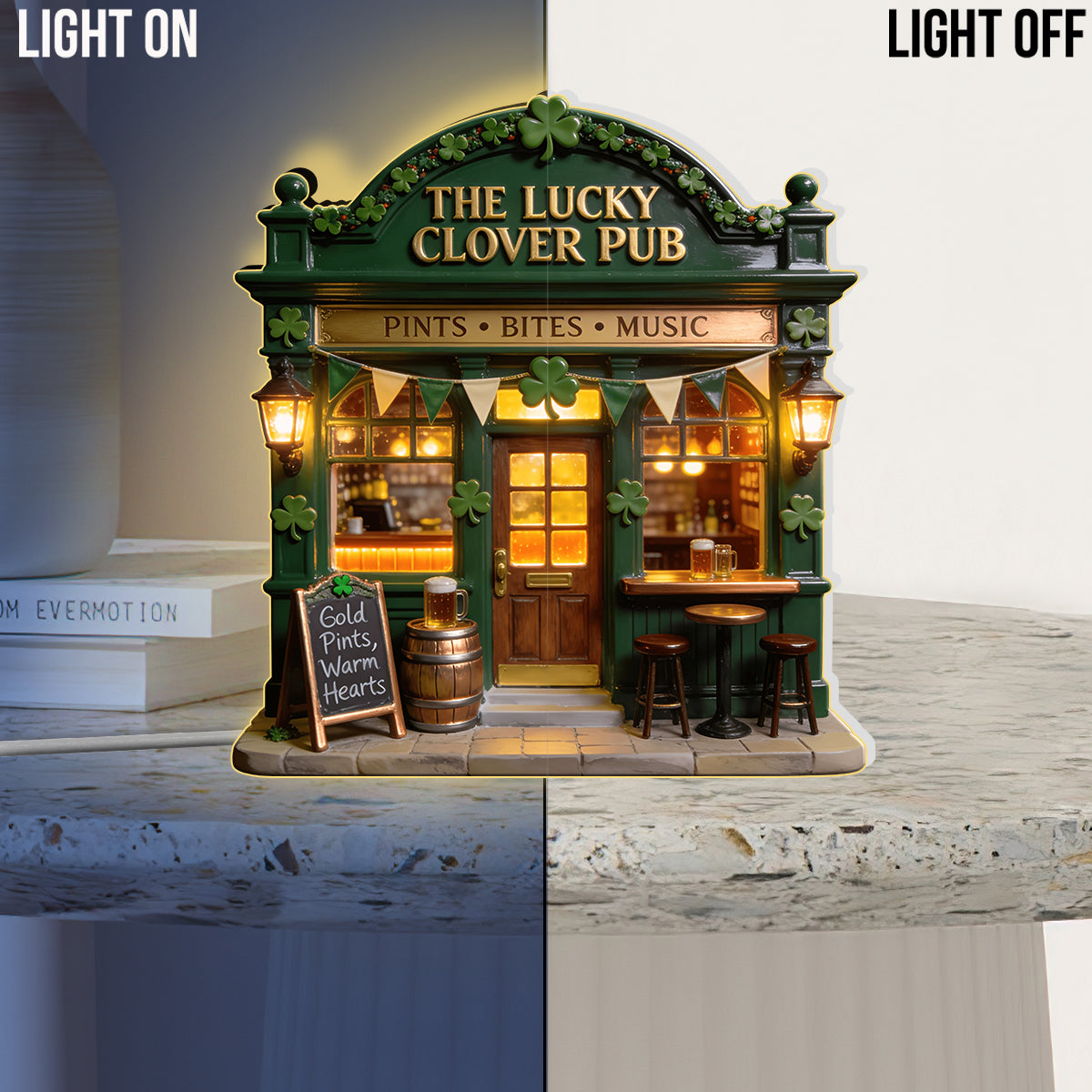 Irish Pub - Personalized Irish Acrylic LED Night Light