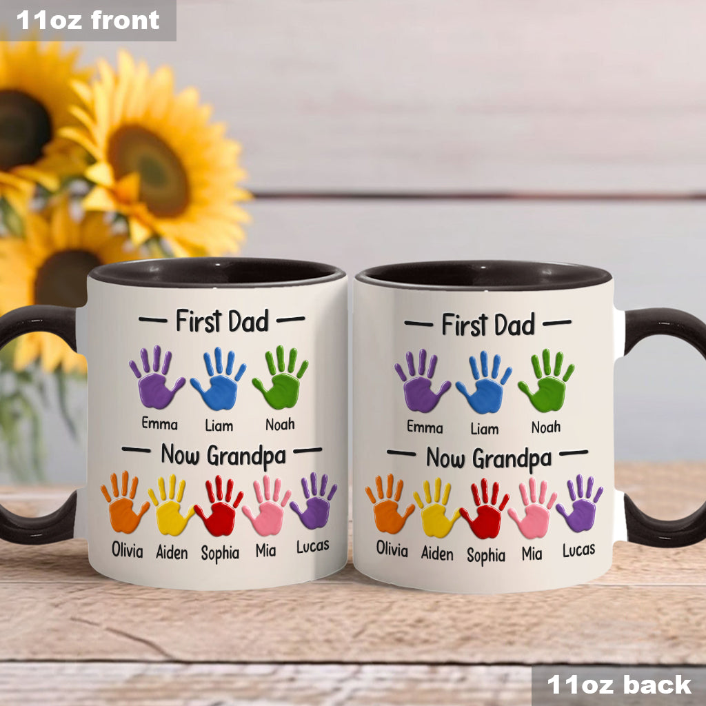 Premier Papa, Maintenant Papi - Tasse Accent Personnalisée avec Boîte Cadeau
