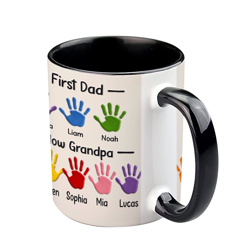 Premier Papa, Maintenant Papi - Tasse Accent Personnalisée avec Boîte Cadeau