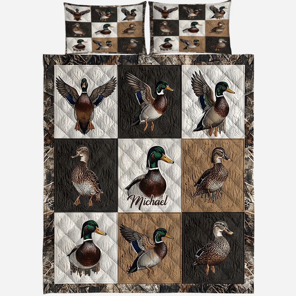 Hunting Season - Personalized Hunting Quilt Set
