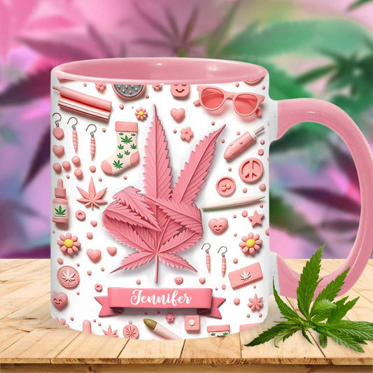 Il est 4h20 quelque part - Mug personnalisé avec motif cannabis