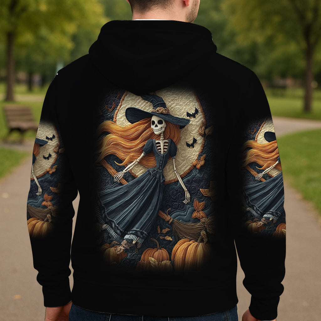 T-shirt personnalisé Sorcière Crâne - T-shirt Sorcière Intégrale