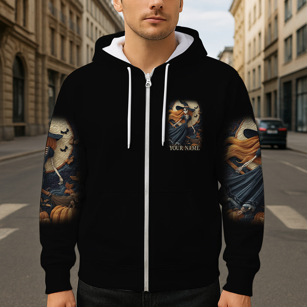 T-shirt personnalisé Sorcière Crâne - T-shirt Sorcière Intégrale