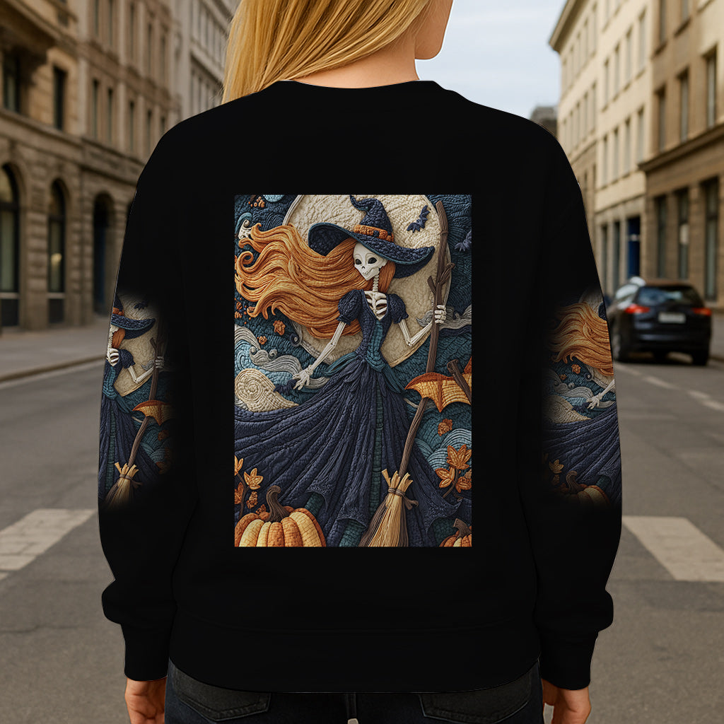 T-shirt personnalisé Sorcière Crâne - T-shirt Sorcière Intégrale