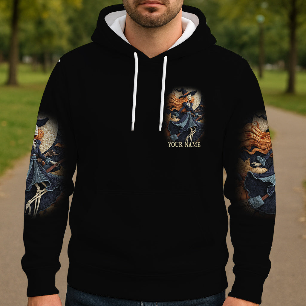 T-shirt personnalisé Sorcière Crâne - T-shirt Sorcière Intégrale