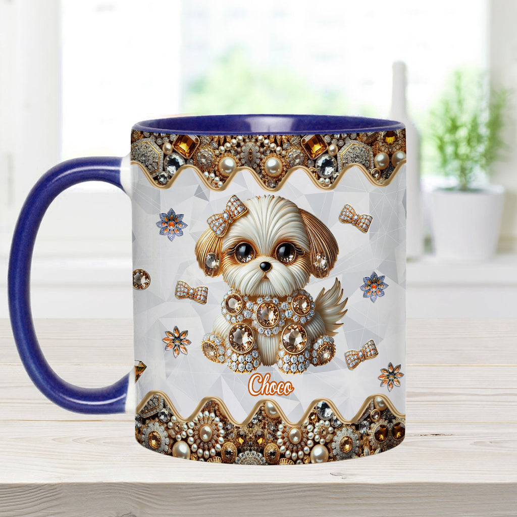 Love Shih Tzu - Personalized Dog Accent Mug