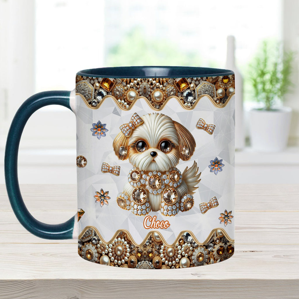 Love Shih Tzu - Personalized Dog Accent Mug